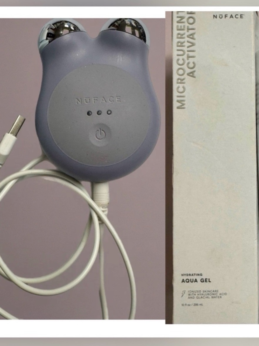 NuFACE MINI+ Violet Dusk bundle set